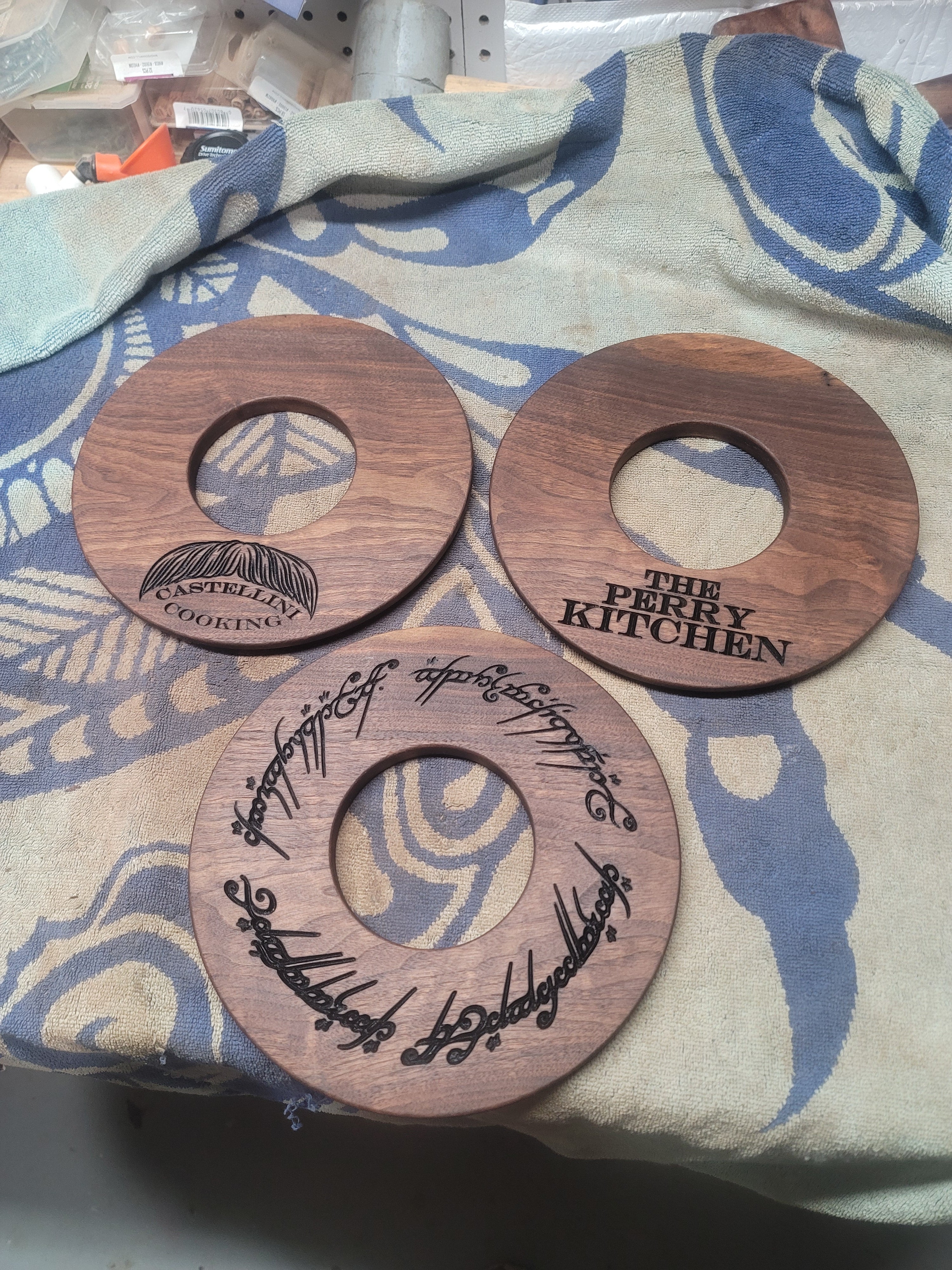 Kitchen Aid Walnut Lid