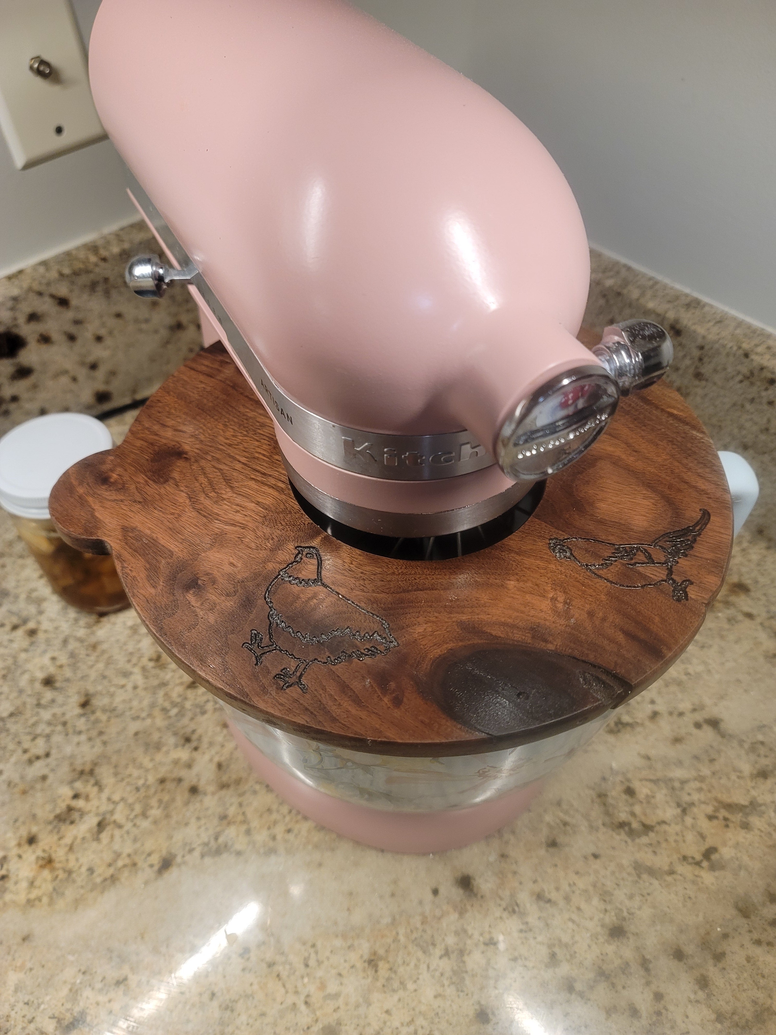 Kitchen Aid Walnut Lid