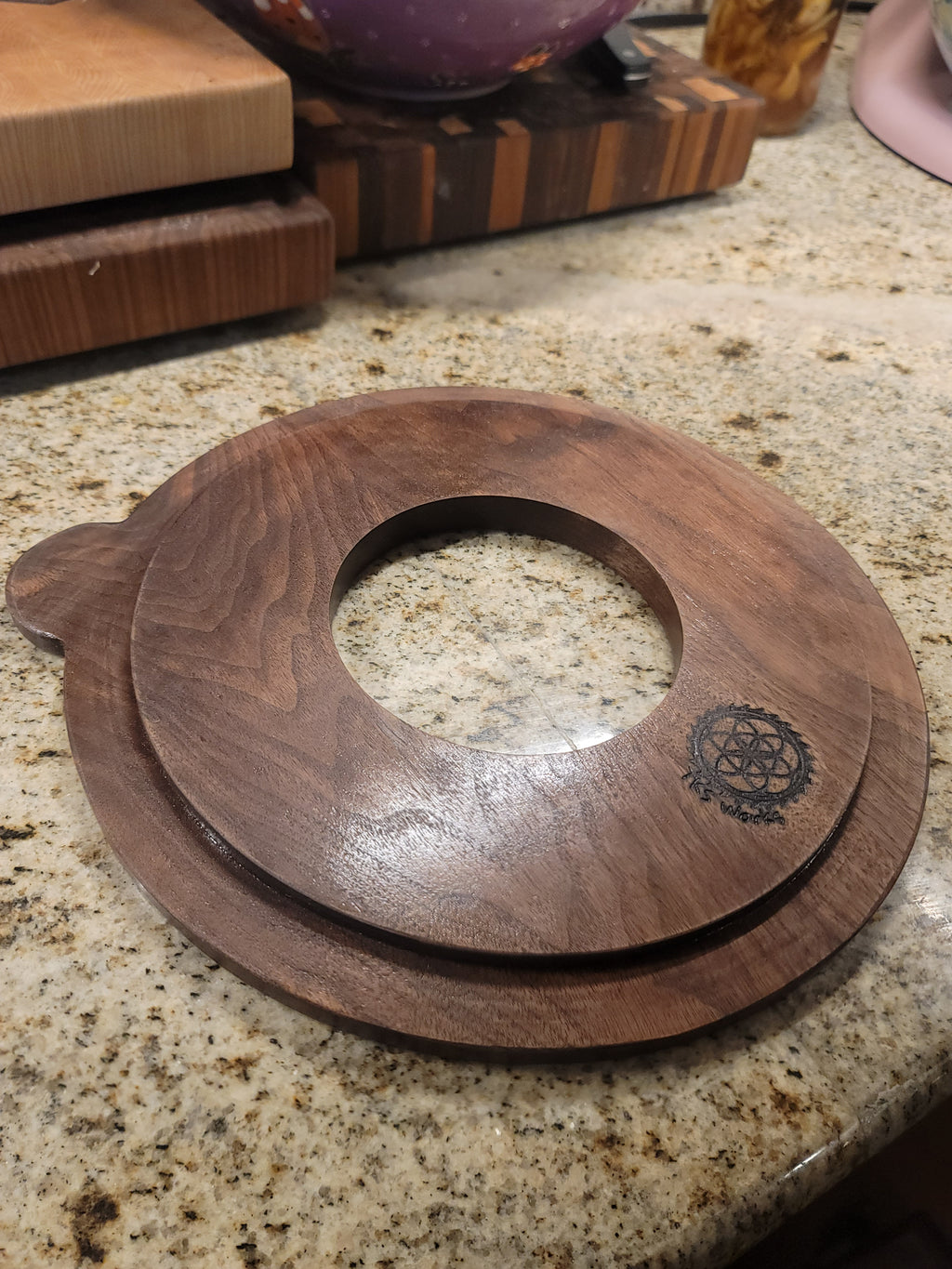 Kitchen Aid Walnut Lid