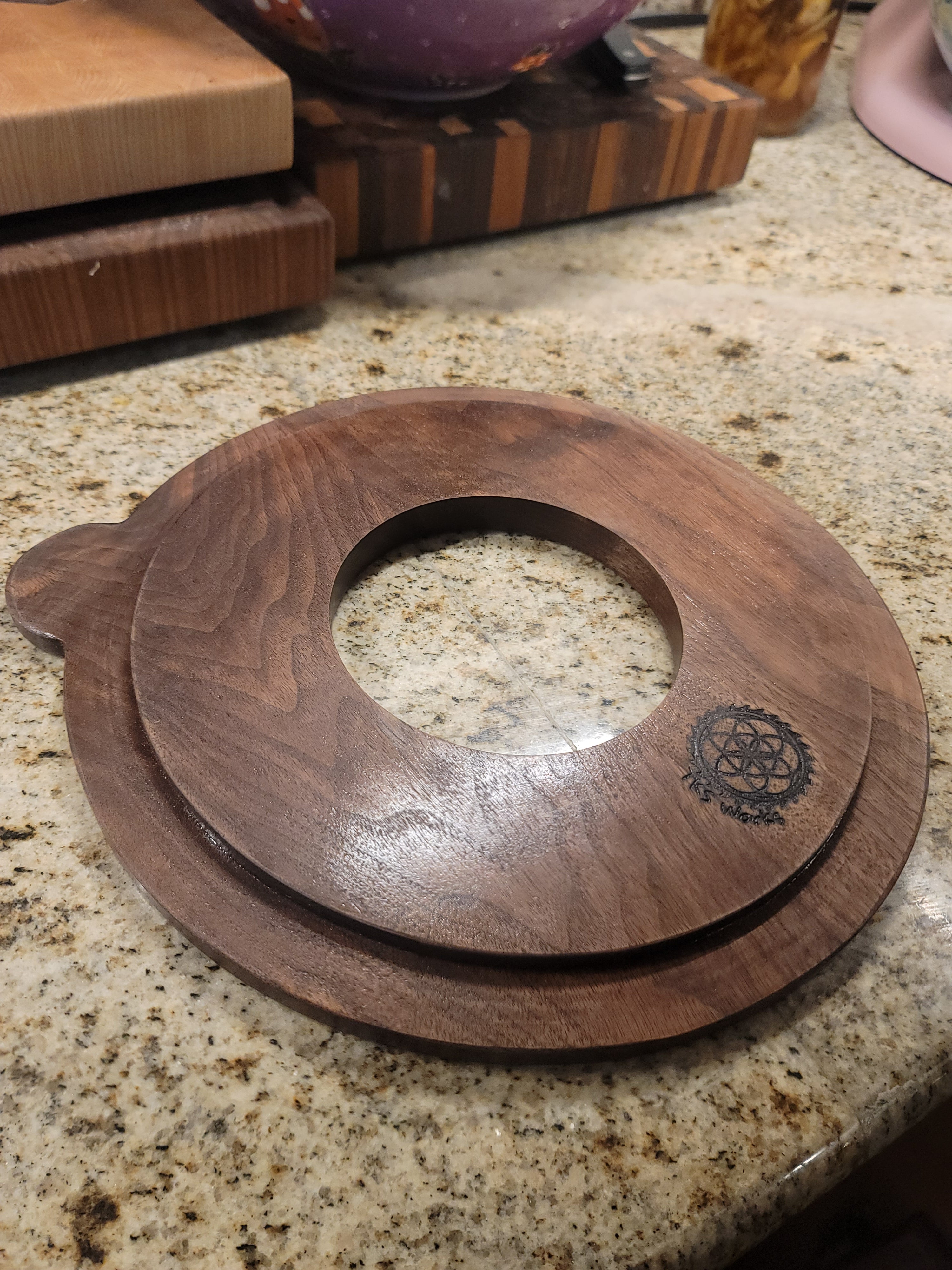 Kitchen Aid Walnut Lid