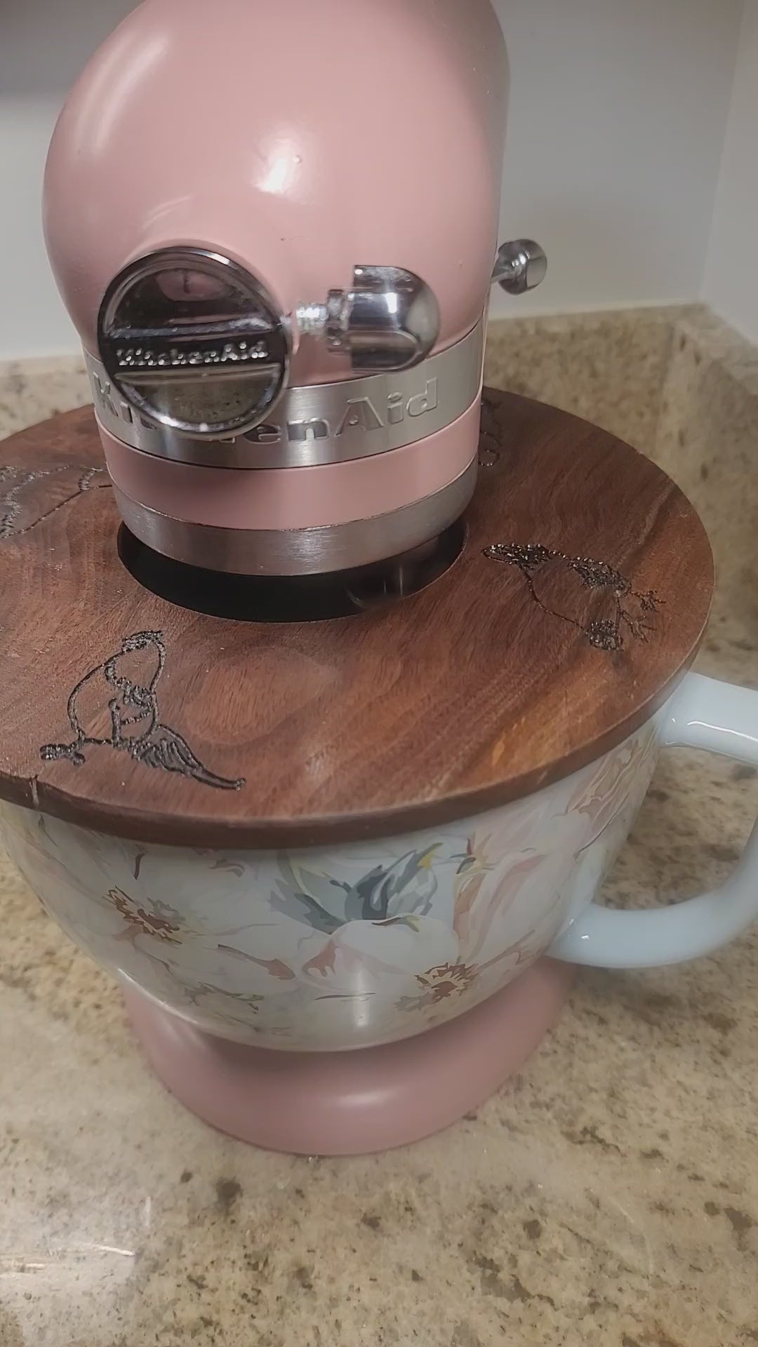 Kitchen Aid Walnut Lid